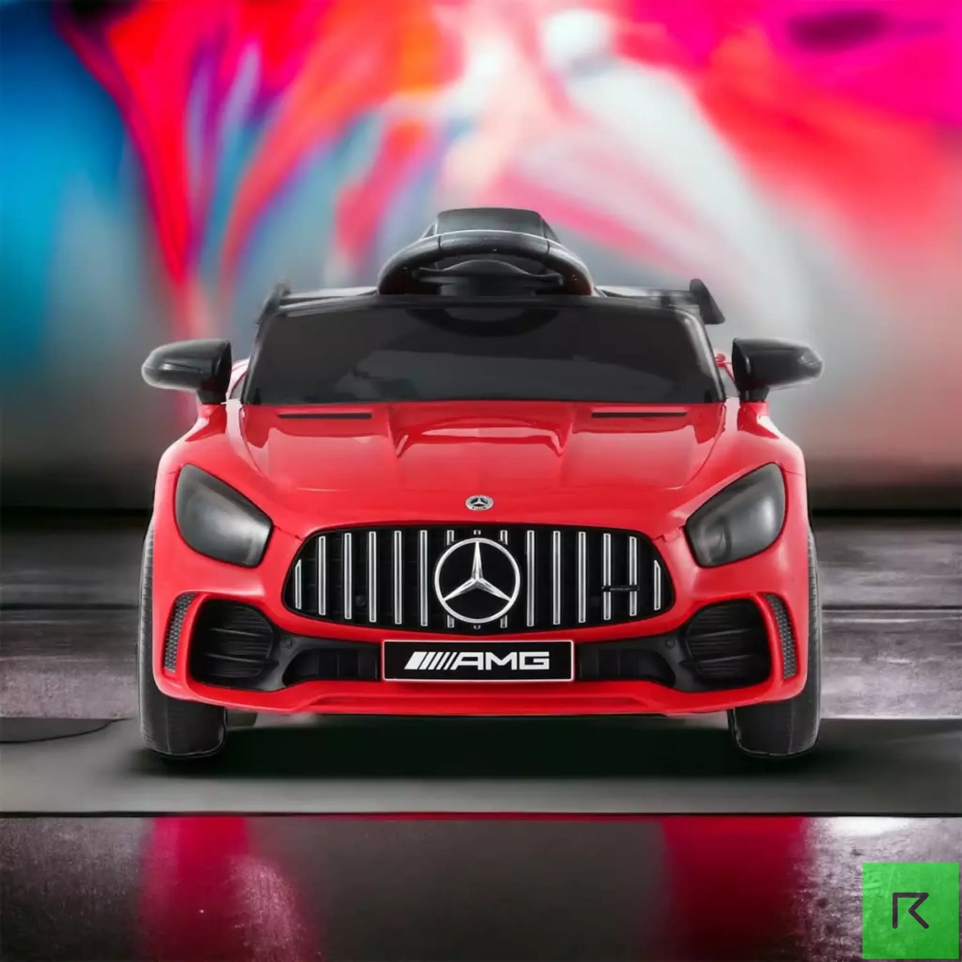 MERCEDES BENZ Kids Ride On Car Mercedes-Benz AMG GTR Electric Toy Cars 12V Red