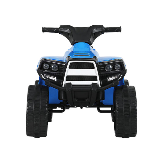 Rigo Kids Ride On ATV Quad Motorbike Car 4 Wheeler Electric Toys Battery Blue - Baby & Kids > Ride on Cars Go-karts &