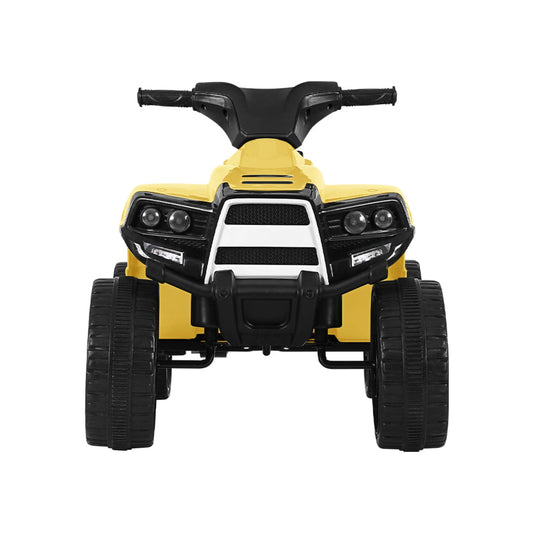 Rigo Kids Ride On ATV Quad Motorbike Car 4 Wheeler Electric Toys Battery Yellow - Baby & Kids > Ride on Cars Go-karts &