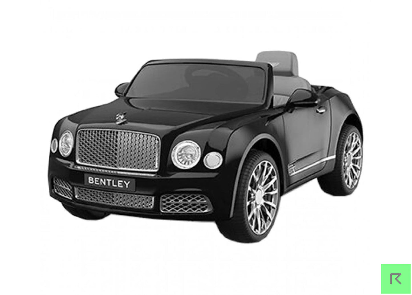 Bentley Mulsanne 12V Kids Black Electric Ride On Car - KIDS RIDE ON ELECTRIC CAR
