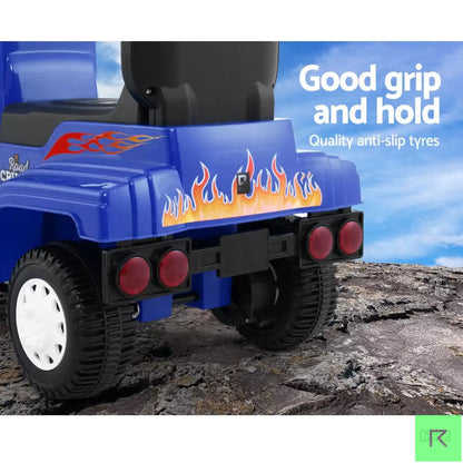 TRUCKY kids blue electric ride on truck car