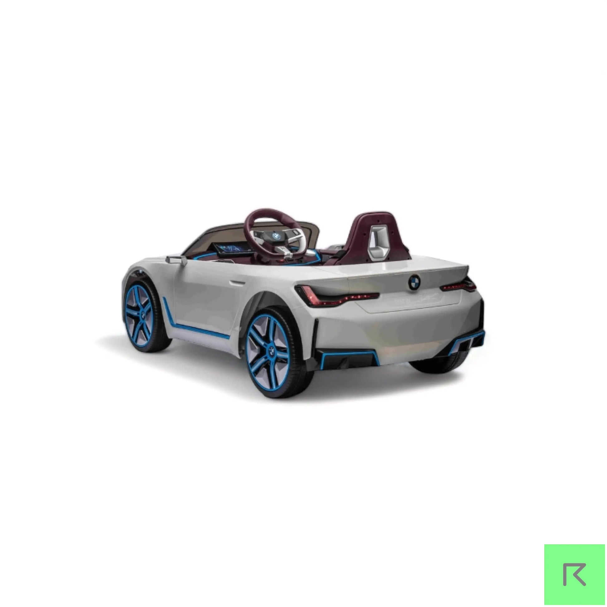 BMW i4 Kids White Electric Ride On Car - KIDS RIDE ON ELECTRIC CAR