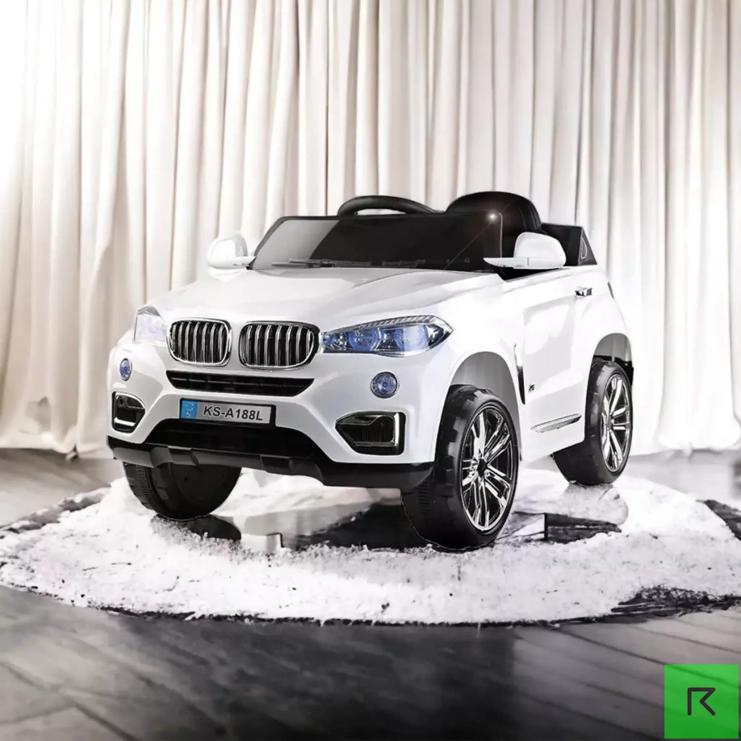 BMW X5 Inspired Kids Ride On SUV with Remote Control | White