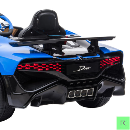 Bugatti Divo Kids Electric Ride On Car - kids ride on car