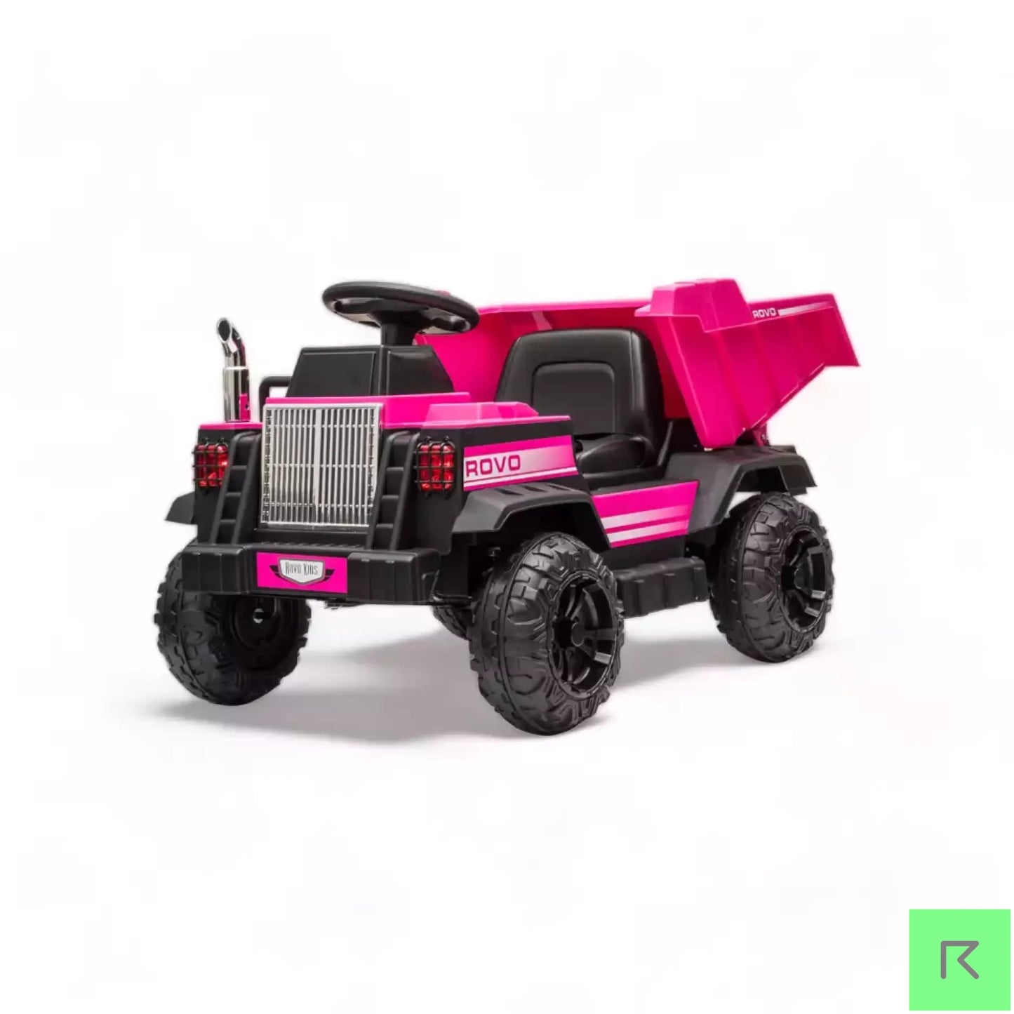 Construction Inspired Dump Truck Bulldozer Kids Ride