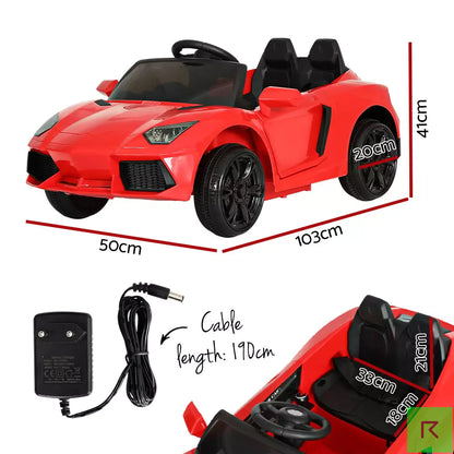 Ferrari Kids Red Ride On Electric Car - KIDS RIDE