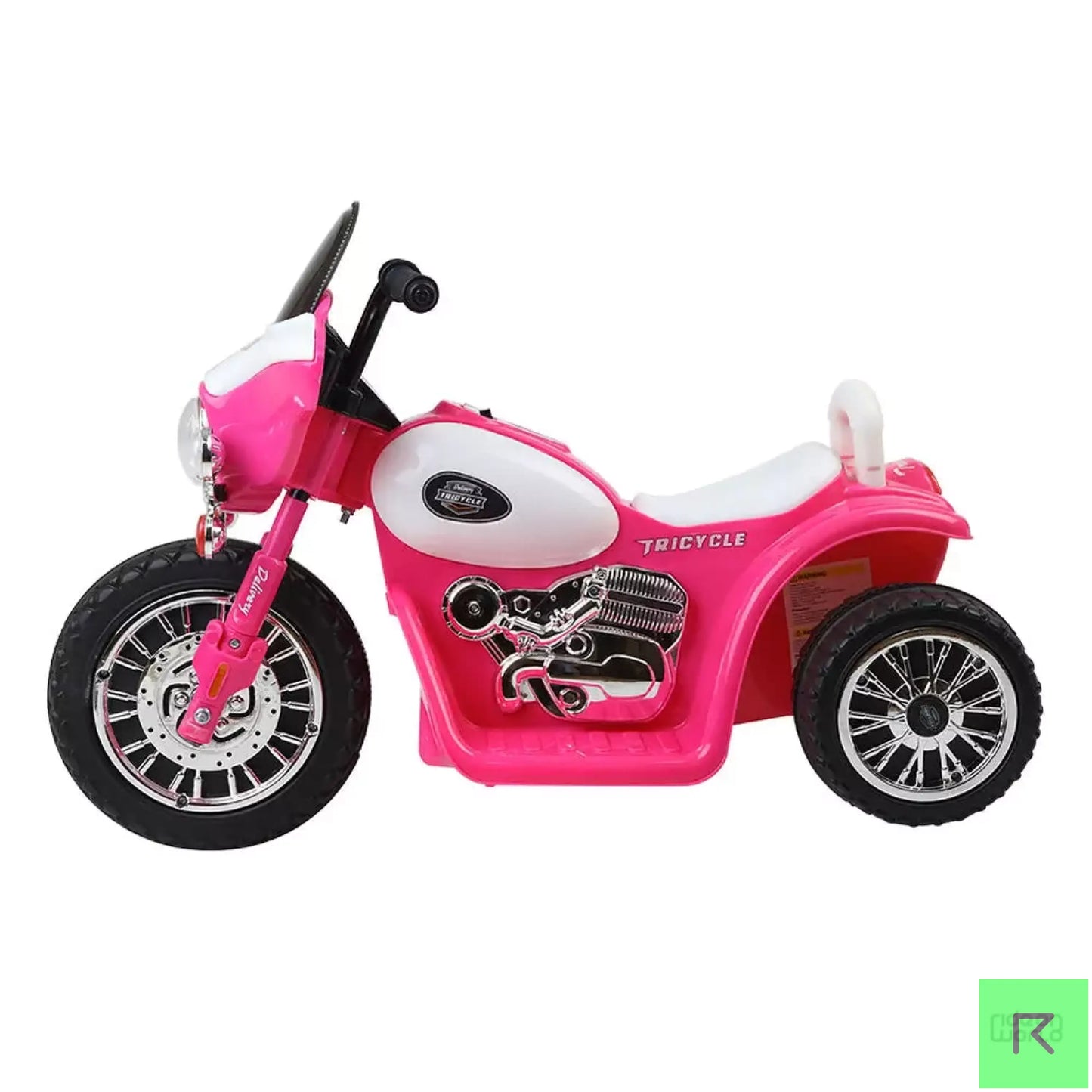 ROW KIDS Kids Ride On Motorcycle Motorbike Car Harley Style Electric Toy Police Bike