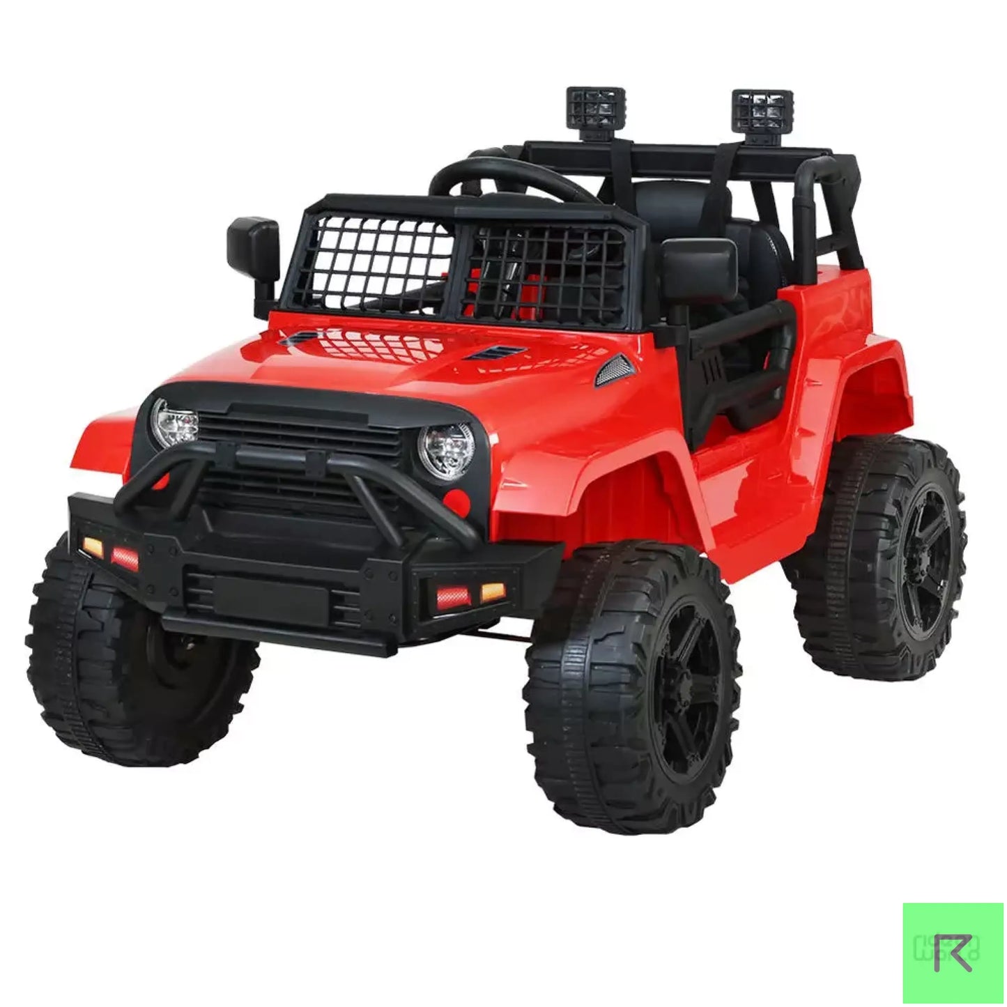 ROW KIDS Kids Ride On Car Electric 12V Car Toys Jeep Battery Remote Control Red