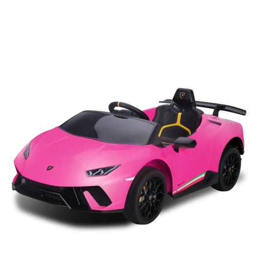 Kahuna Lamborghini Performante Kids Electric Ride On Car Remote Control by Kahuna - Pink - Baby & Kids > Ride on Cars