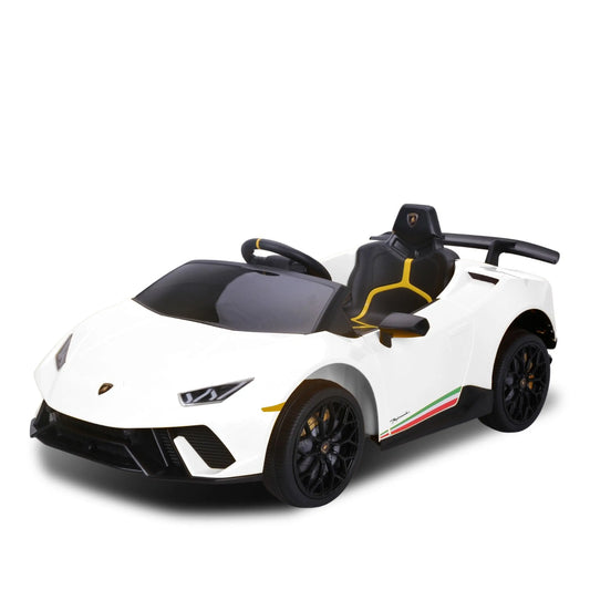 Kahuna Lamborghini Performante Kids Electric Ride On Car Remote Control by Kahuna - White - Baby & Kids > Ride on Cars