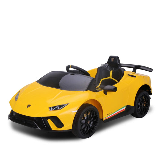 Kahuna Lamborghini Performante Kids Electric Ride On Car Remote Control - Yellow - Baby & Kids > Ride on Cars Go-karts