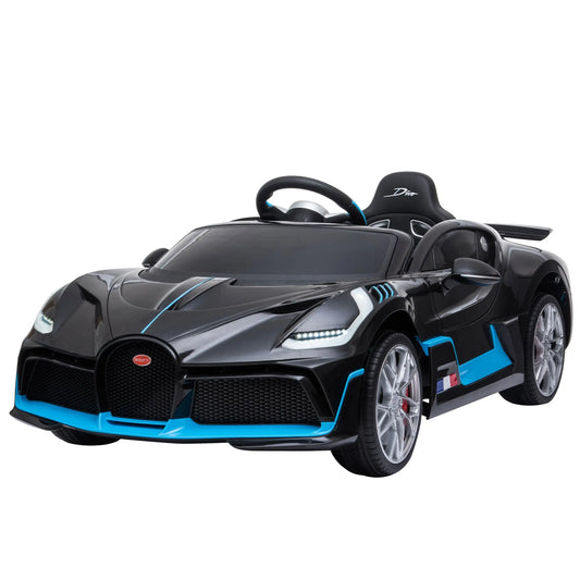 Kahuna Licensed Bugatti Divo Kids Electric Ride On Car - Black - Baby & Kids > Ride on Cars Go-karts & Bikes