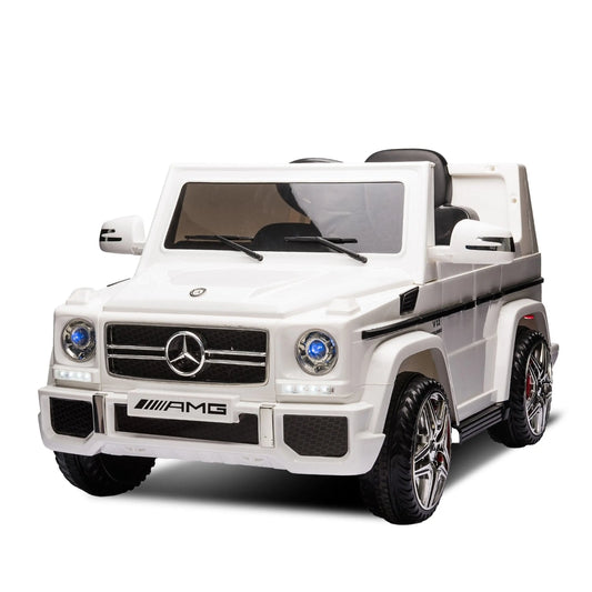 Kahuna Mercedes Benz AMG G65 Licensed Kids Ride On Electric Car Remote Control - White - Baby & Kids > Ride on Cars