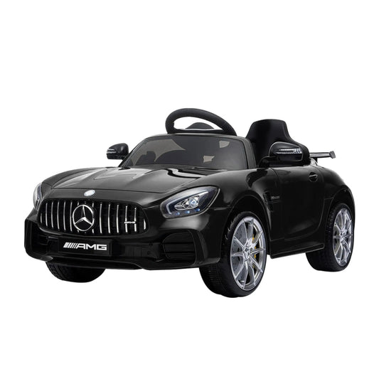 Kids Electric Ride On Car Mercedes-Benz AMG GTR Licensed Toy Cars 12V Black - Baby & Kids > Ride on Cars Go-karts &