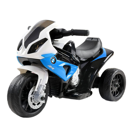 Kids Electric Ride On Car Police Motorcycle Motorbike BMW Licensed S1000RR Blue - Baby & Kids > Ride on Cars Go-karts &