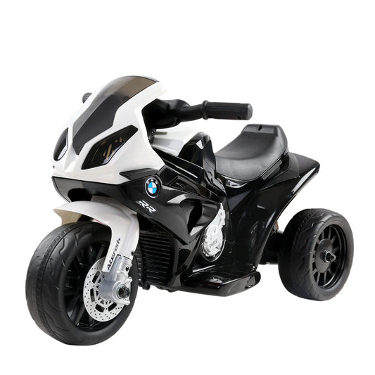 Kids Electric Ride On Car Police Motorcycle Motorbike BMW Licensed S1000RR Black - Baby & Kids > Ride on Cars Go-karts