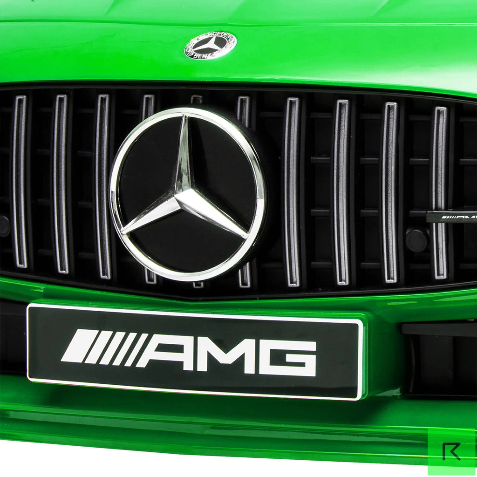 Kids Green 12 V AMG GTR Licensed Mercedes-Benz Ride On Electric Car - Ride on car
