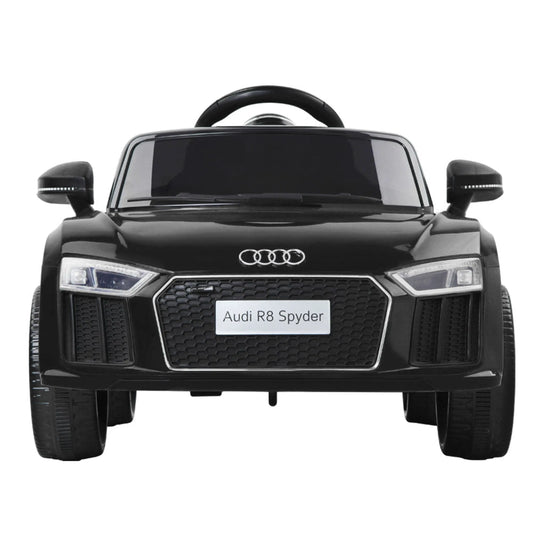 Kids Ride On Car Audi R8 Licensed Sports Electric Toy Cars Black - Baby & Kids > Ride on Cars Go-karts & Bikes