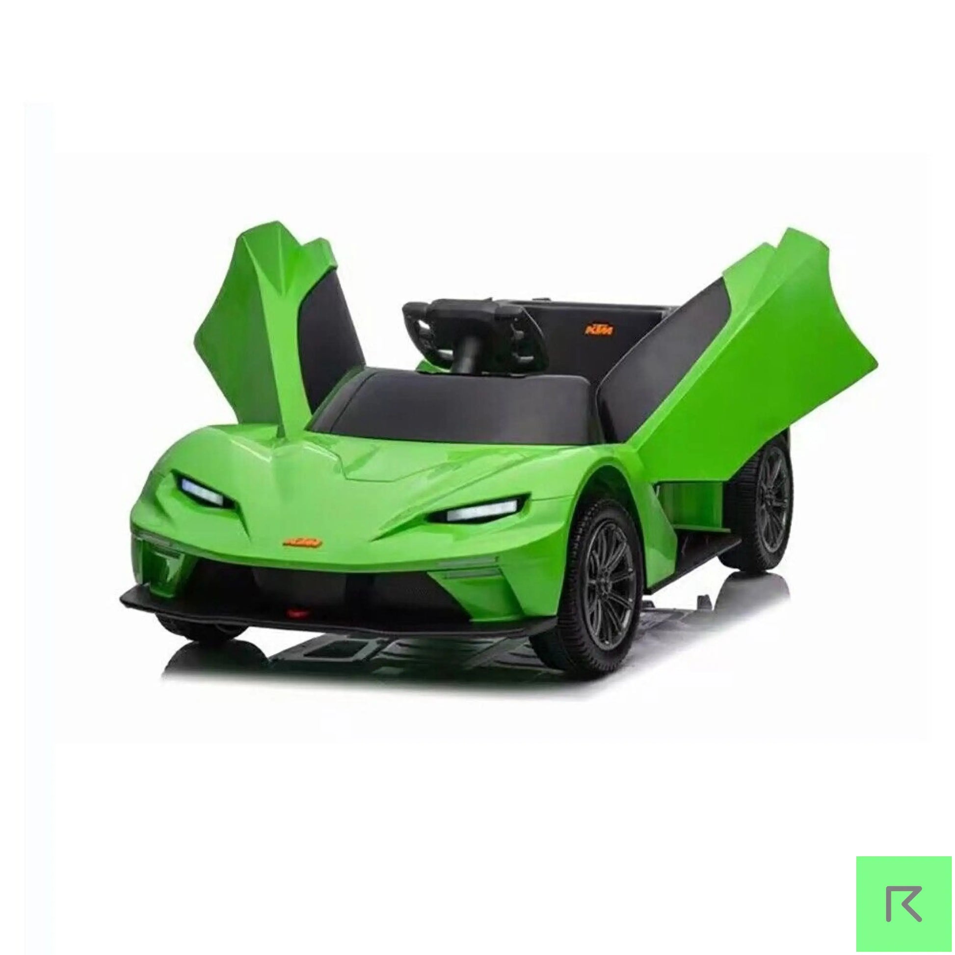 Lamborghini KTM Kids Green Electric Ride On Car - kids ride on car