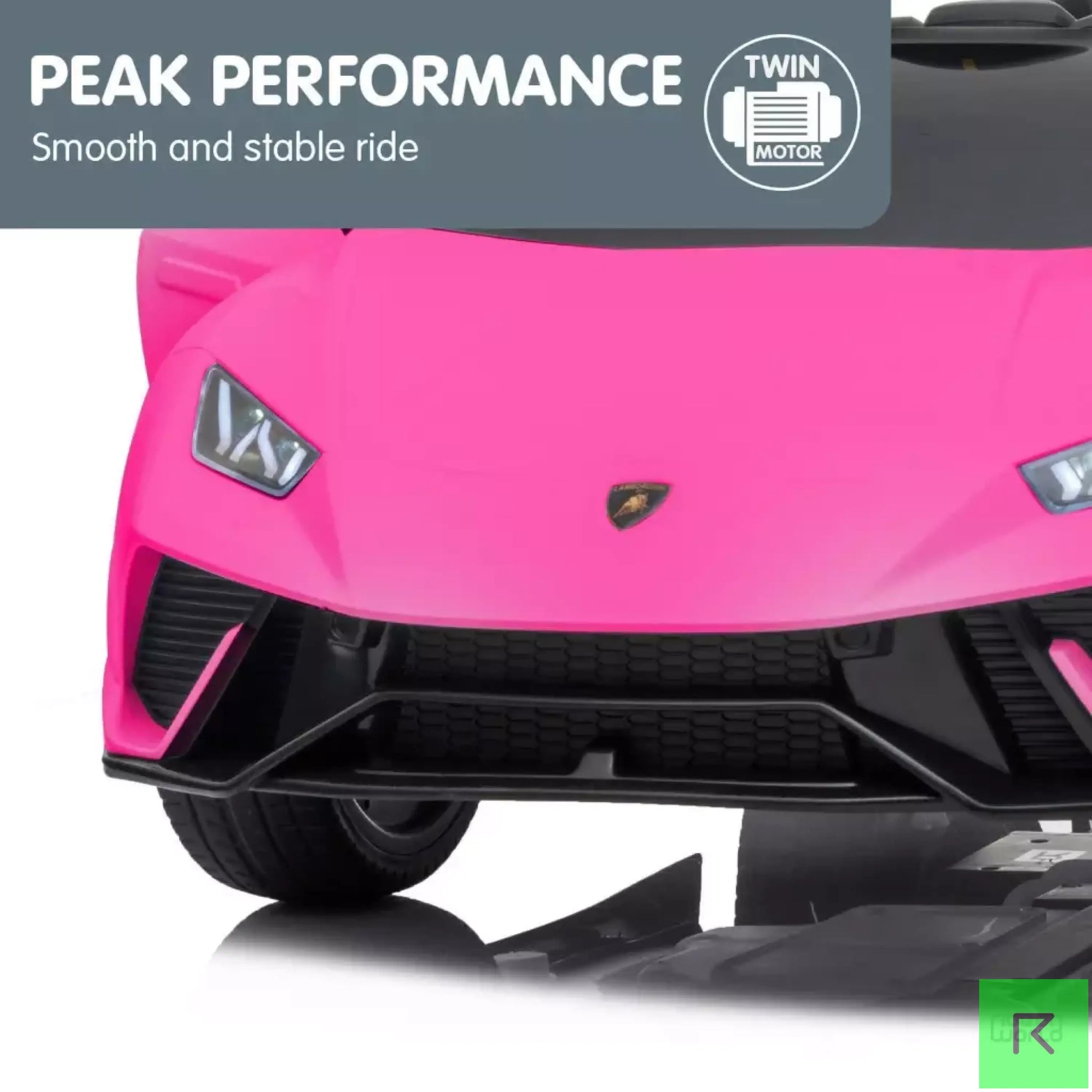 LAMBORGHINI PERFORMANTE pink kids ride on electric car