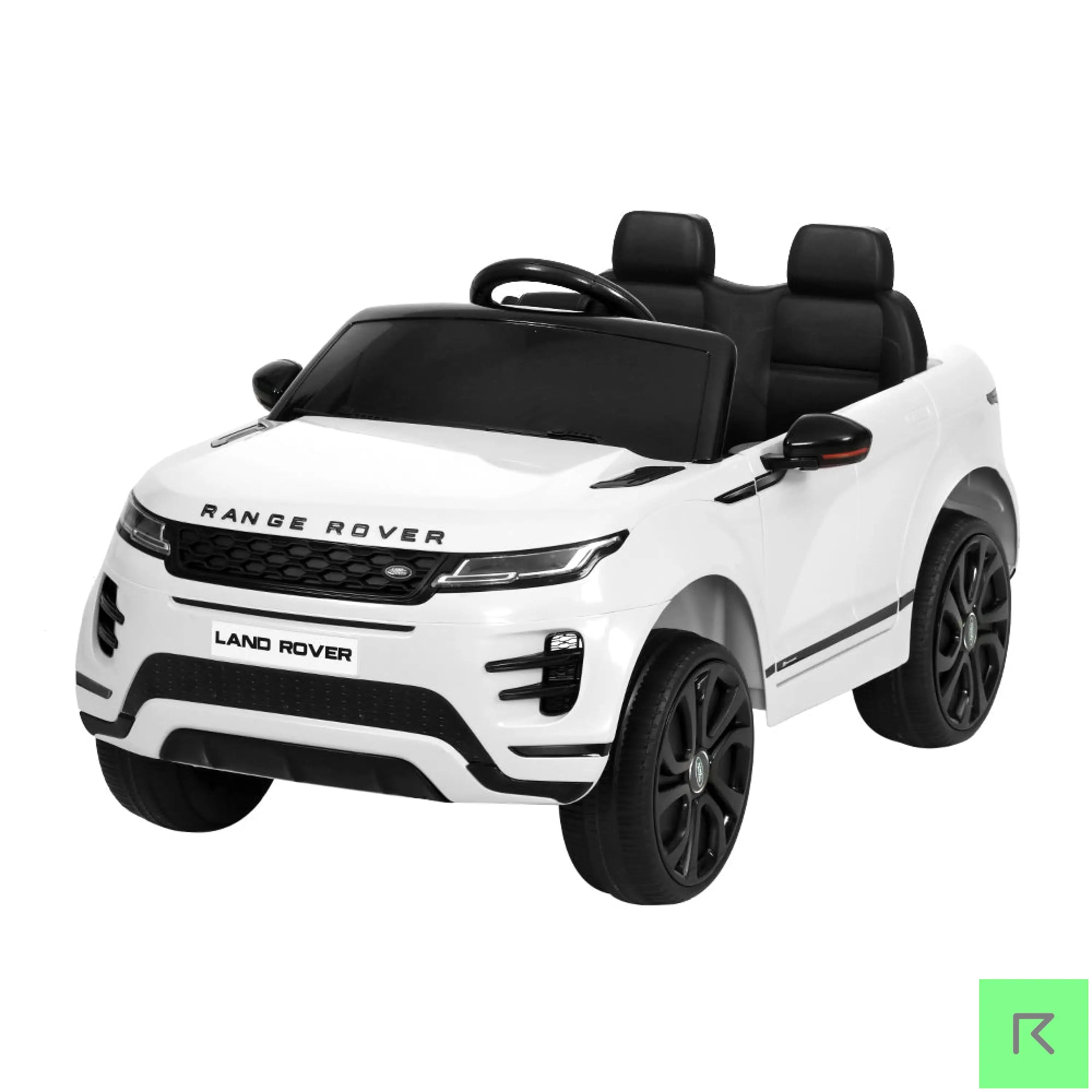 Kids Electric Ride On Car Land Rover Licensed Toy Cars Remote 12V Battery White - Baby & Kids > Ride on Cars Go-karts &