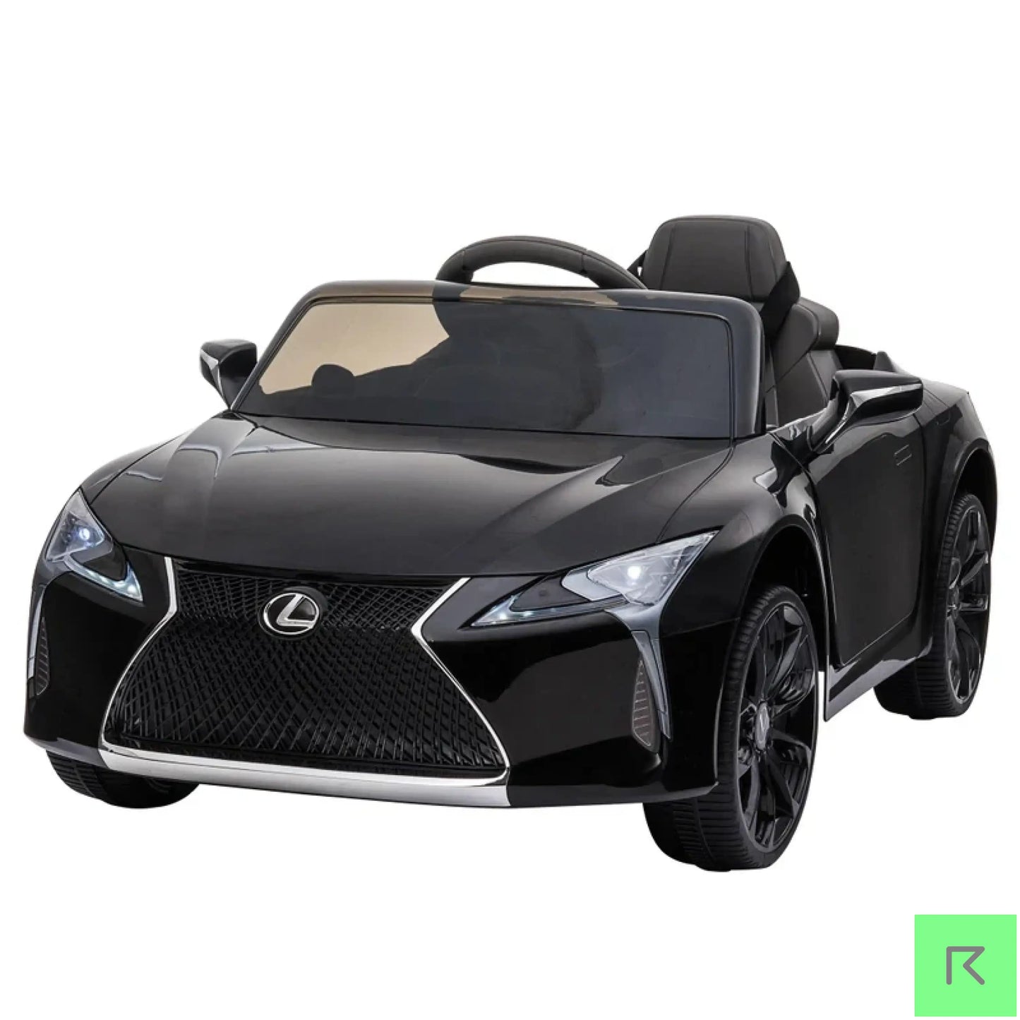 Lexus LC500 Kids Black Electric Ride On Car