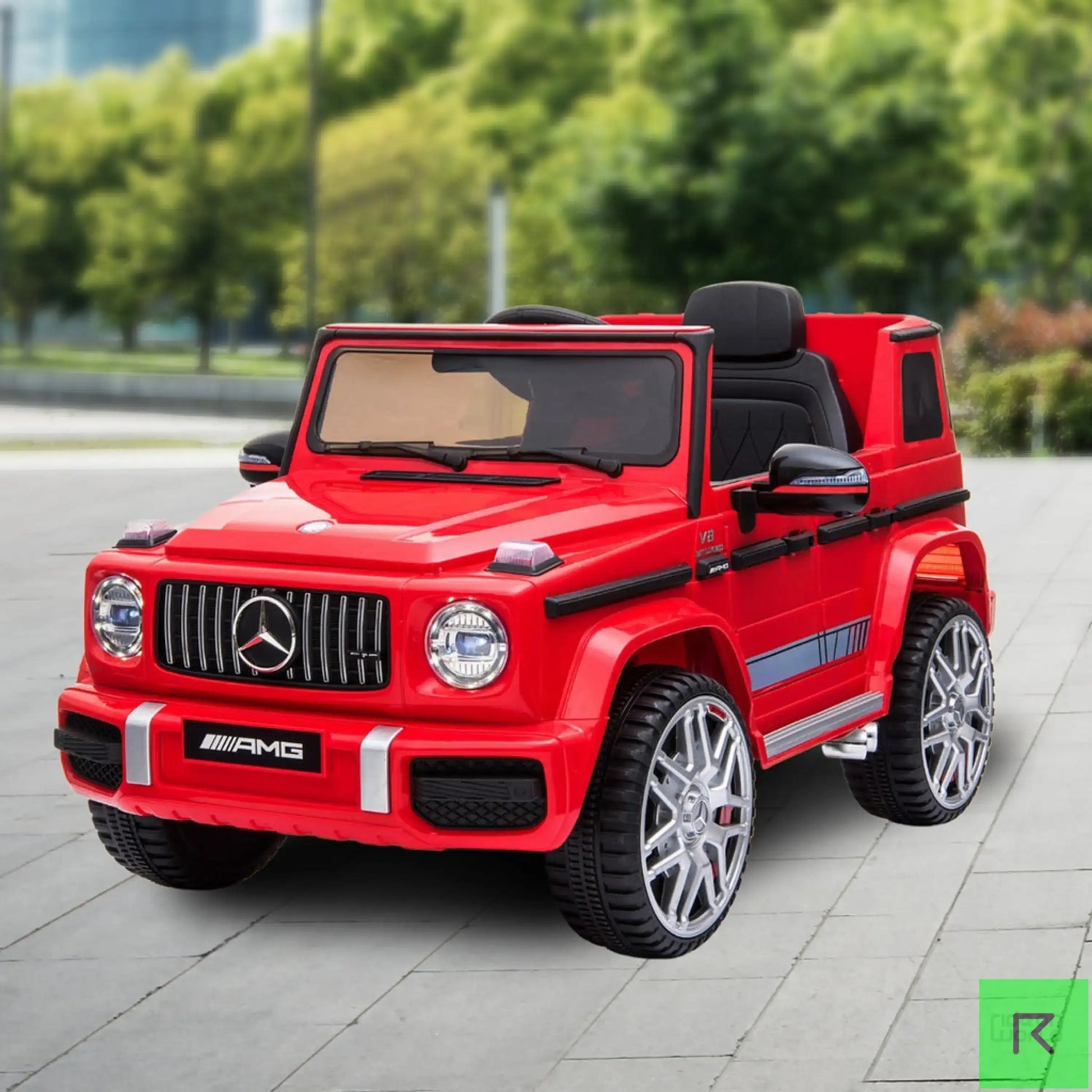MERCEDES BENZ RED AMG G63 Licensed Kids Ride On Electric Car Remote Control - Red