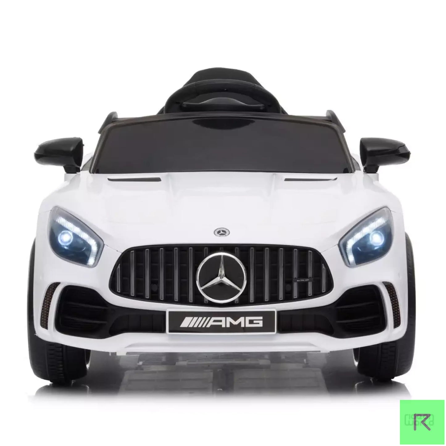 MERCEDES BENZ WHITE Licensed Kids Electric Ride On Car Remote Control - White