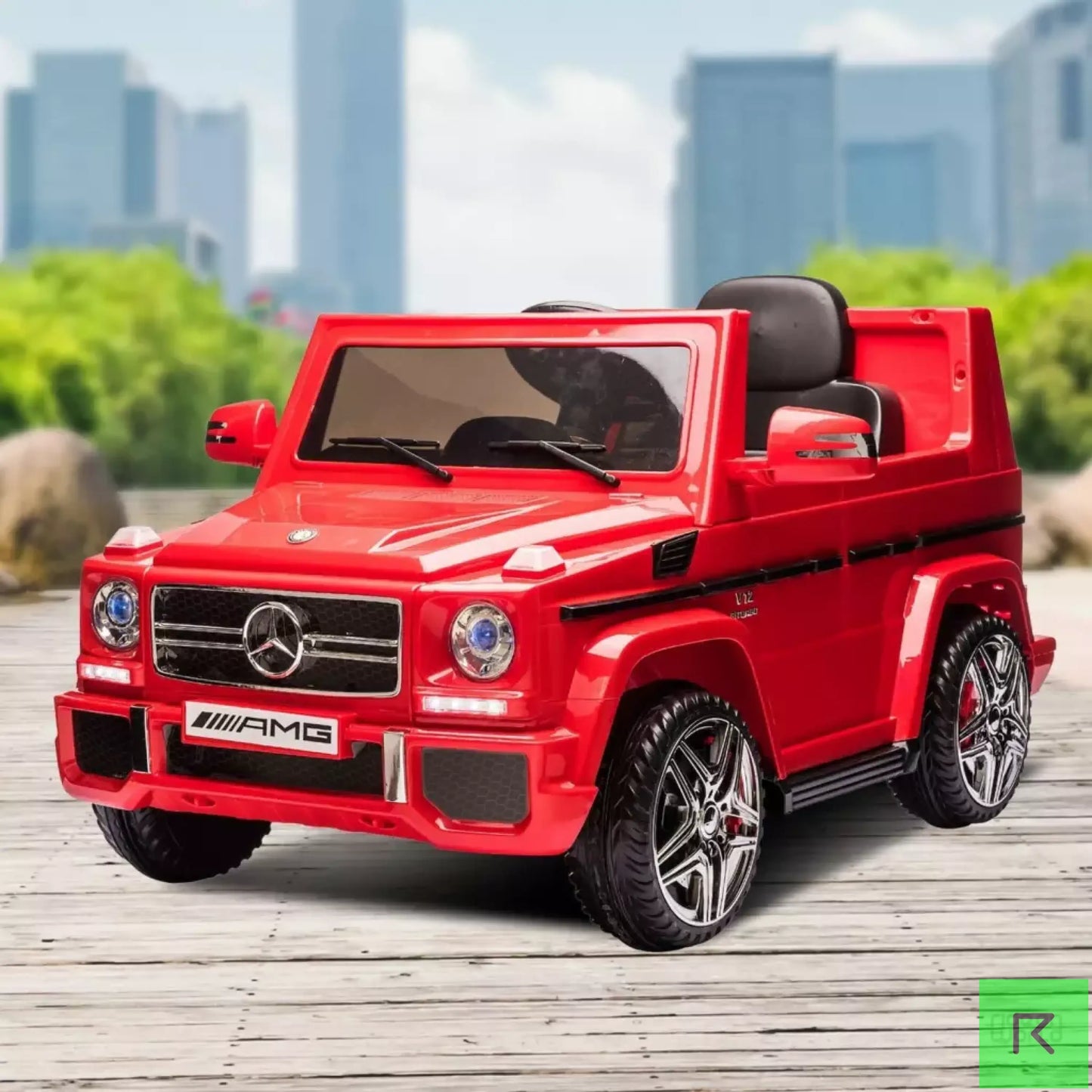 MERCEDES BENZ RED AMG G65 Licensed Kids Ride On Electric Car with RC - Red