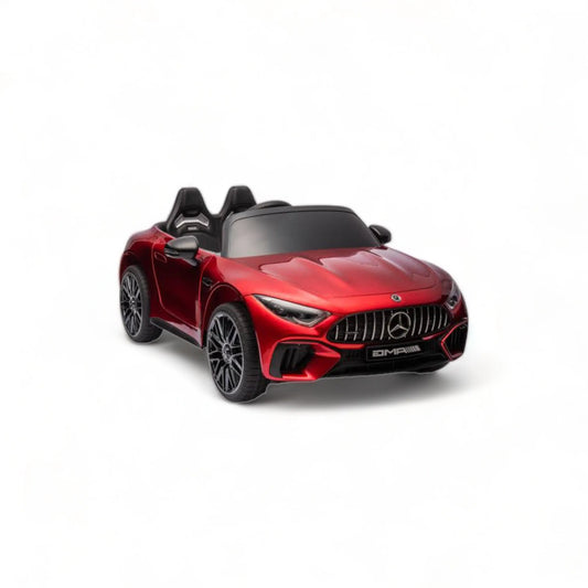 Mercedes Benz SL63 Kids Ruby Red Electric Ride On Car - kids ride on car