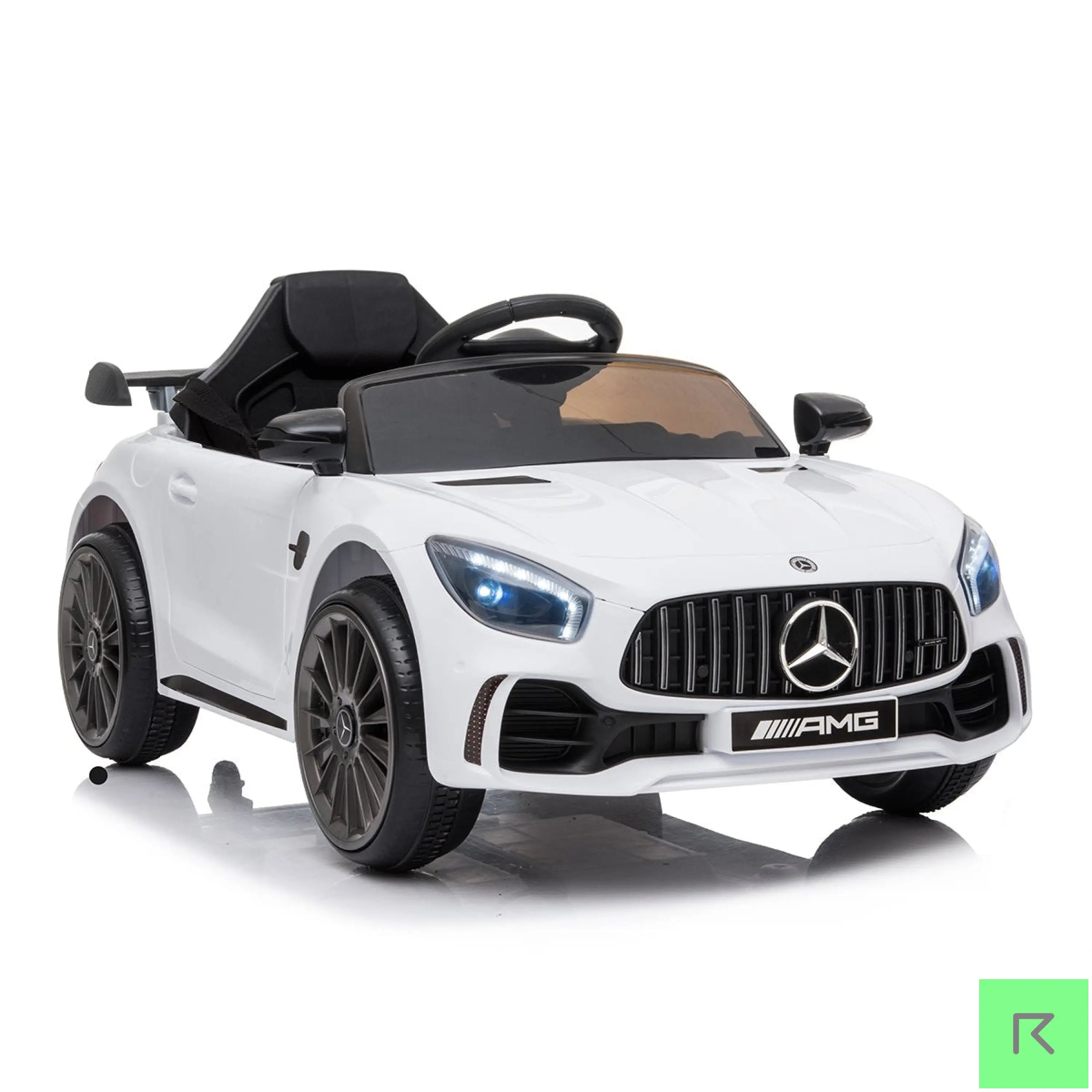 Kahuna Mercedes Benz Licensed Kids Electric Ride On Car Remote Control - White - Baby & Kids > Ride on Cars Go-karts &