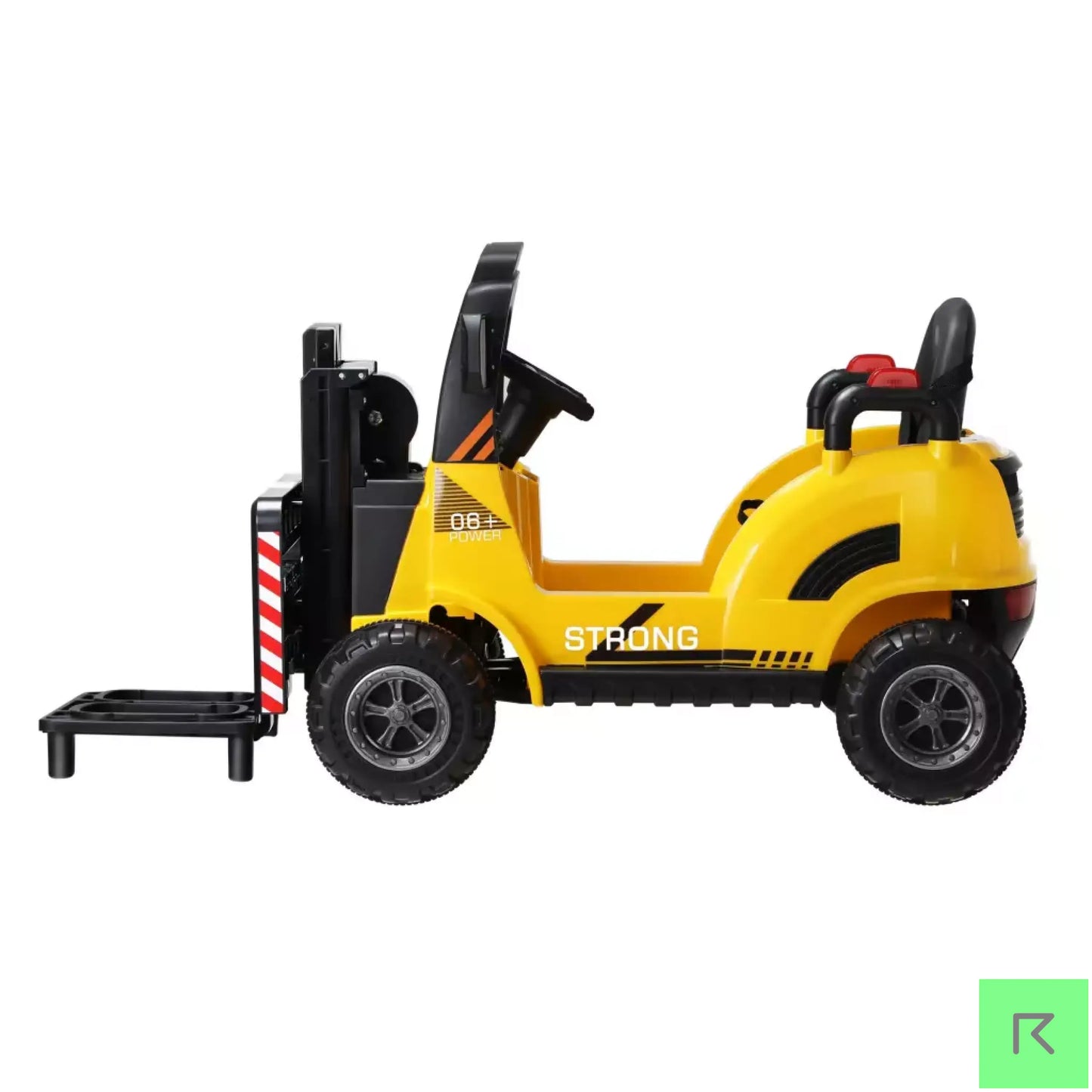 Yellow Kids Ride-On Forklift 12V Electric Operated Car Toy