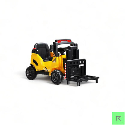 Movi Kids Yellow Ride On Electric Forklift - Ride on car