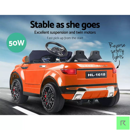Range Rover Evoque Inspired Kids Ride On Car with Remote