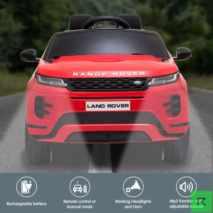 LAND ROVER RED kids ride on electric car