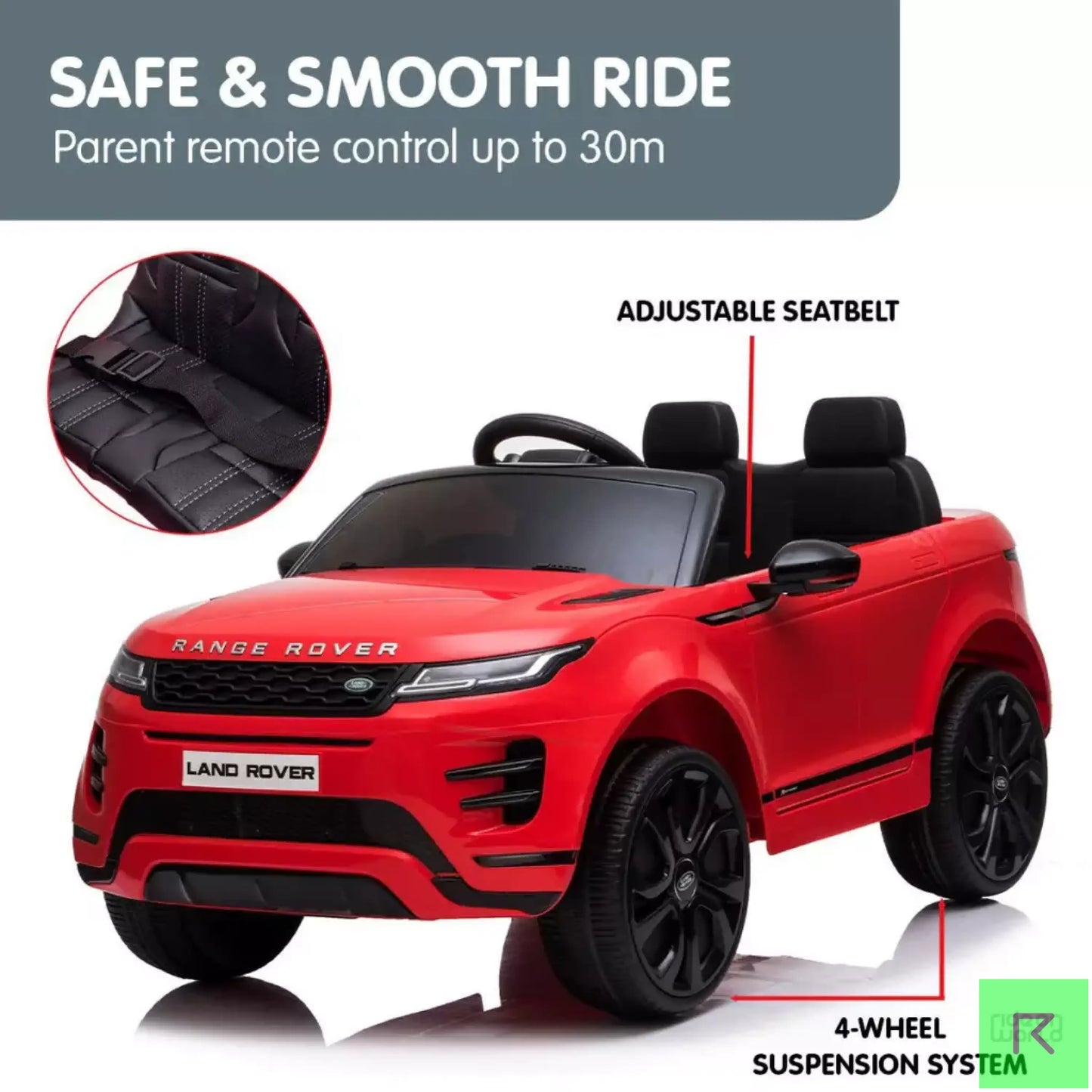 LAND ROVER RED kids ride on electric car