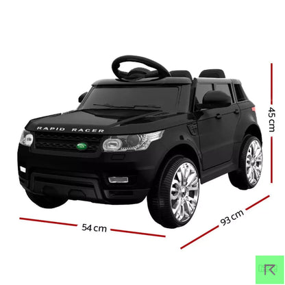 ROVER BLACK black ride on electric car