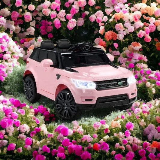 Range Rover Pink Kids Electric Ride On Car - Kids ride on car