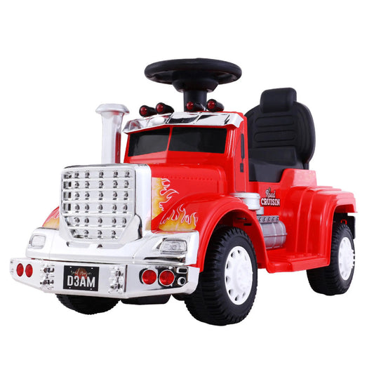 Rigo Kids Electric Ride On Car Truck Motorcycle Motorbike Toy Cars 6V Red - Baby & Kids > Ride on Cars Go-karts & Bikes