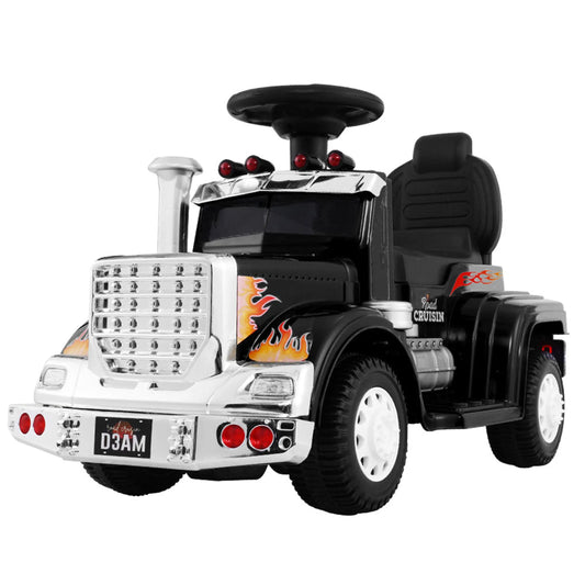 Rigo Kids Electric Ride On Car Truck Motorcycle Motorbike Toy Cars 6V Black - Baby & Kids > Ride on Cars Go-karts &