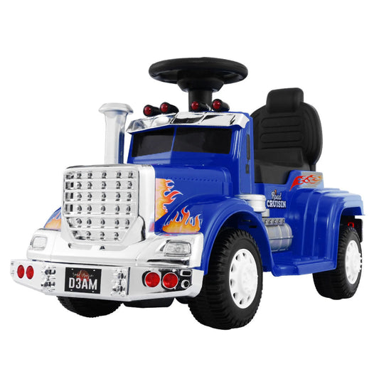 Rigo Kids Electric Ride On Car Truck Motorcycle Motorbike Toy Cars 6V Blue - Baby & Kids > Ride on Cars Go-karts & Bikes
