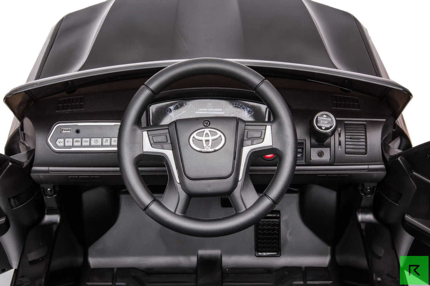 Toyota Land Cruiser Kids Black Electric Ride on Car - kids ride on car